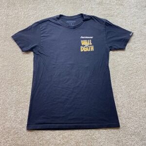 Fasthouse Shirt Mens Small Black Wall of‎ Death Skull Graphic Tee